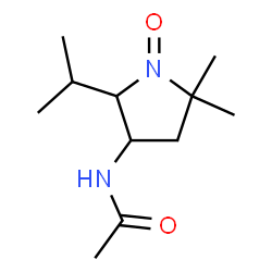 ChemSpider 2D Image | N-(2-isopropyl-5,5-dimethyl-1-oxo-1$l^{5}-azolidin-3-yl)acetamide | C11H21N2O2