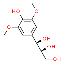 ChemSpider 2D Image | threo-Syringylglycerol | C11H16O6