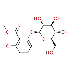 ChemSpider 2D Image | Methyl 6-glucosyloxysalicylate | C14H18O9