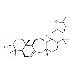 ChemSpider 2D Image | (3S,4aR,6aS,9aR,11R,13aR,13bS,15aS,15bR)-11-Hydroxy-4,4,6a,10,10,13a,15b-heptamethyl-2,3,4,4a,5,6,6a,7,9,9a,10,11,12,13,13a,13b,14,15,15a,15b-icosahydro-1H-naphtho[2',1':4,5]cyclohepta[1,2-a]naphthale
n-3-yl acetate | C32H52O3