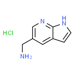 ChemSpider 2D Image | 1h-pyrrolo[2,3-b]pyridin-5-ylmethanamine hydrochloride | C8H10ClN3