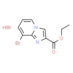 ChemSpider 2D Image | Ethyl 8-bromoimidazo[1,2-a]pyridine-2-carboxylate hydrobromide | C10H10Br2N2O2