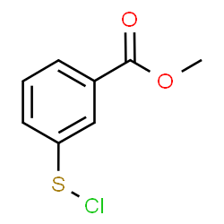 ChemSpider 2D Image | Methyl 3-(chlorosulfanyl)benzoate | C8H7ClO2S