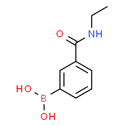 ChemSpider 2D Image | [3-(Ethylcarbamoyl)phenyl]boronic acid | C9H12BNO3