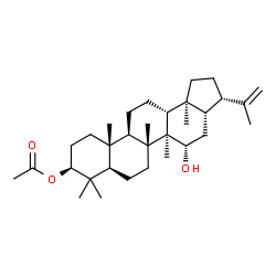 ChemSpider 2D Image | 3beta-acetoxy-15alpha-hydroxy-22(29)-hopene | C32H52O3