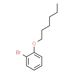 ChemSpider 2D Image | 1-Bromo-2-(hexyloxy)benzene | C12H17BrO