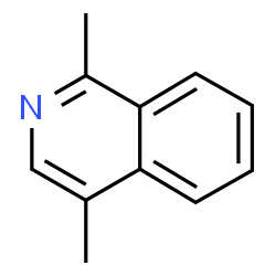 ChemSpider 2D Image | 1,4-Dimethylisoquinoline | C11H11N
