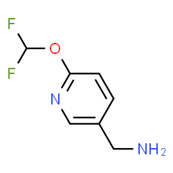 ChemSpider 2D Image | (6-(difluoromethoxy)pyridin-3-yl)methanamine | C7H8F2N2O