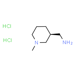 ChemSpider 2D Image | [(3S)-1-Methylpiperidin-3-yl]methanamine dihydrochloride | C7H18Cl2N2