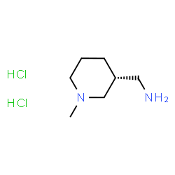 ChemSpider 2D Image | [(3R)-1-Methylpiperidin-3-yl]methanamine dihydrochloride | C7H18Cl2N2