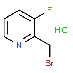 ChemSpider 2D Image | 2-(Bromomethyl)-3-fluoropyridine hydrochloride | C6H6BrClFN