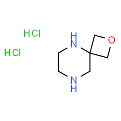ChemSpider 2D Image | 2-Oxa-5,8-diazaspiro[3.5]nonane dihydrochloride | C6H14Cl2N2O