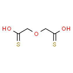 ChemSpider 2D Image | 2,2'-Oxydiethanethioic S-acid | C4H6O3S2