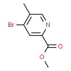 ChemSpider 2D Image | Methyl 4-bromo-5-methylpicolinate | C8H8BrNO2