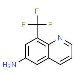 ChemSpider 2D Image | 8-(Trifluoromethyl)-6-quinolinamine | C10H7F3N2