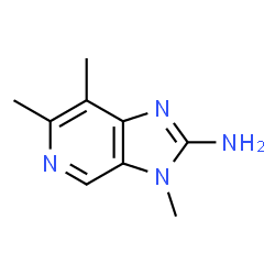 ChemSpider 2D Image | 3,6,7-Trimethyl-3H-imidazo[4,5-c]pyridin-2-amine | C9H12N4
