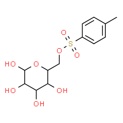 ChemSpider 2D Image | 6-O-[(4-Methylphenyl)sulfonyl]hexopyranose | C13H18O8S