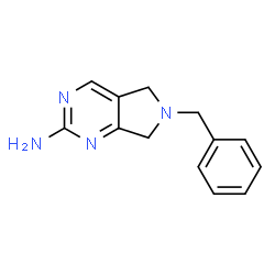 ChemSpider 2D Image | 6-Benzyl-6,7-dihydro-5H-pyrrolo[3,4-d]pyrimidin-2-amine | C13H14N4