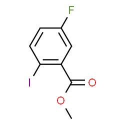 ChemSpider 2D Image | Methyl 5-fluoro-2-iodobenzoate | C8H6FIO2