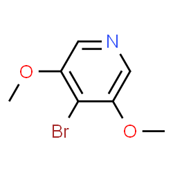 ChemSpider 2D Image | 4-Bromo-3,5-dimethoxypyridine | C7H8BrNO2