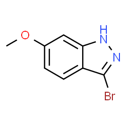 ChemSpider 2D Image | 3-Bromo-6-methoxy-1H-indazole | C8H7BrN2O
