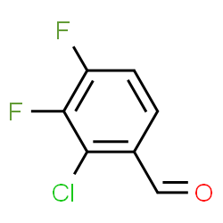 ChemSpider 2D Image | 2-Chloro-3,4-difluorobenzaldehyde | C7H3ClF2O