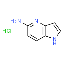 ChemSpider 2D Image | 1H-Pyrrolo[3,2-b]pyridin-5-amine hydrochloride | C7H8ClN3