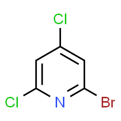ChemSpider 2D Image | 2-Bromo-4,6-dichloropyridine | C5H2BrCl2N