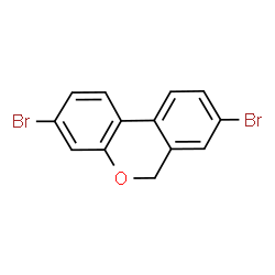 ChemSpider 2D Image | 3,8-Dibromo-6H-benzo[c]chromene | C13H8Br2O