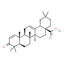 ChemSpider 2D Image | Methyl 3-oxooleana-1,12-dien-28-oate | C31H46O3