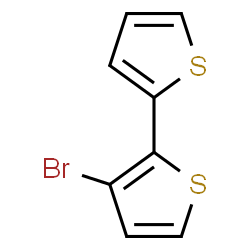 ChemSpider 2D Image | 3-Bromo-2,2'-bithiophene | C8H5BrS2