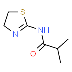 ChemSpider 2D Image | N-(4,5-Dihydro-2-thiazolyl)-2-methylpropanamide | C7H12N2OS