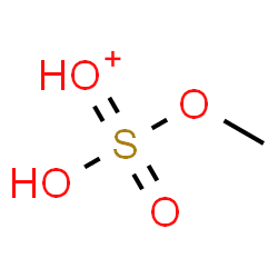 ChemSpider 2D Image | [Hydroxy(methoxy)oxido-lambda~6~-sulfanylidene]oxonium | CH5O4S