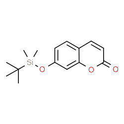 ChemSpider 2D Image | 7-{[Dimethyl(2-methyl-2-propanyl)silyl]oxy}-2H-chromen-2-one | C15H20O3Si