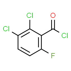 ChemSpider 2D Image | 2,3-Dichloro-6-fluorobenzoyl chloride | C7H2Cl3FO
