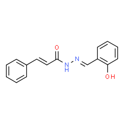ChemSpider 2D Image | (2E)-N'-[(E)-(2-Hydroxyphenyl)methylene]-3-phenylacrylohydrazide | C16H14N2O2