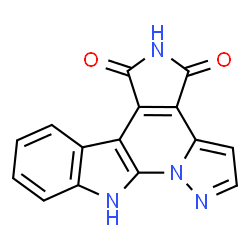 ChemSpider 2D Image | Pyrazolo[1',5':1,6]pyrrolo[3',4':4,5]pyrido[2,3-b]indole-4,6(5H,11H)-dione | C15H8N4O2