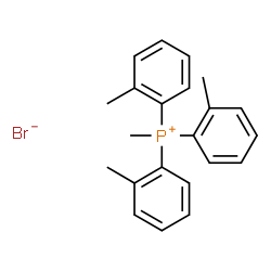 ChemSpider 2D Image | Methyl[tris(2-methylphenyl)]phosphonium bromide | C22H24BrP