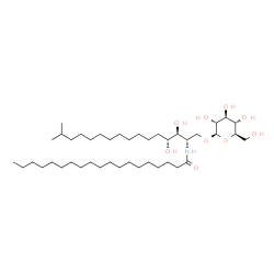 ChemSpider 2D Image | N-nonadecanoyl-1-O-beta-D-glucosyl-4-hydroxy-15-methylhexadecasphinganine | C42H83NO9