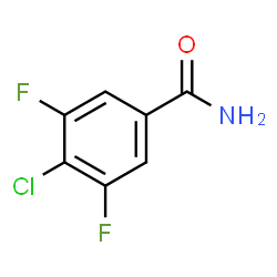 ChemSpider 2D Image | 4-Chloro-3,5-difluorobenzamide | C7H4ClF2NO