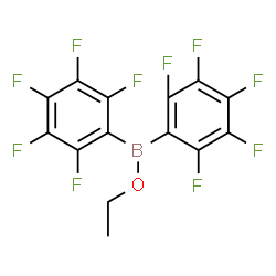 ChemSpider 2D Image | Ethyl bis(pentafluorophenyl)borinate | C14H5BF10O