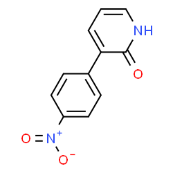 ChemSpider 2D Image | 3-(4-Nitrophenyl)-2(1H)-pyridinone | C11H8N2O3