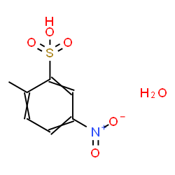 ChemSpider 2D Image | 2-Methyl-5-nitrobenzenesulfonic acid hydrate (1:1) | C7H9NO6S