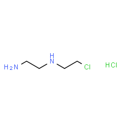 ChemSpider 2D Image | N-(2-Chloroethyl)-1,2-ethanediamine hydrochloride (1:1) | C4H12Cl2N2