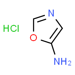 ChemSpider 2D Image | Oxazol-5-amine hydrochloride | C3H5ClN2O