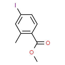 ChemSpider 2D Image | Methyl 4-iodo-2-methylbenzoate | C9H9IO2