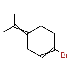 ChemSpider 2D Image | 1-Bromo-4-isopropylidenecyclohexene | C9H13Br