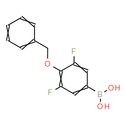 ChemSpider 2D Image | (4-(Benzyloxy)-3,5-difluorophenyl)boronic acid | C13H11BF2O3