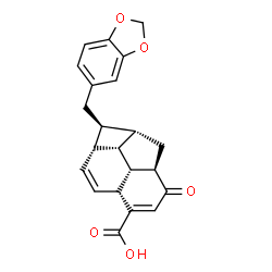 ChemSpider 2D Image | cryptobeilic acid C | C22H20O5
