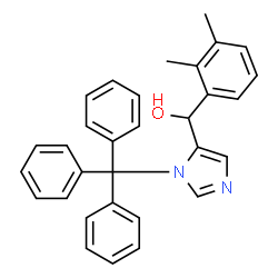 ChemSpider 2D Image | (2,3-Dimethylphenyl)(1-trityl-1H-imidazol-5-yl)methanol | C31H28N2O